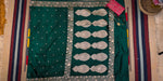 Load image into Gallery viewer, Banarasi Green Boota with Border
