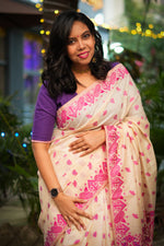 Load image into Gallery viewer, Assam Saree Pink Purple
