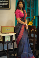 Load image into Gallery viewer, Maheshwari Blue Pink
