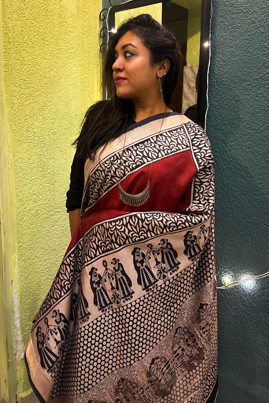 Linen Silk - Rust
