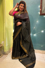 Load image into Gallery viewer, Maheshwari Black

