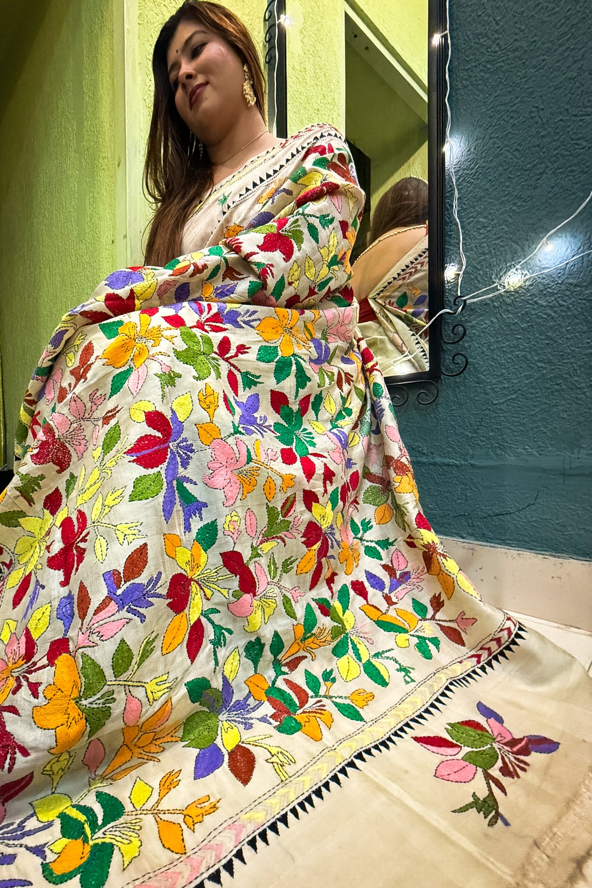 Bangalore silk multicolour
