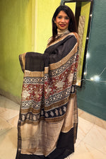 Load image into Gallery viewer, Linen Silk - Black

