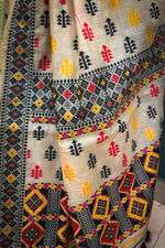 Load image into Gallery viewer, Assam Saree Black Square
