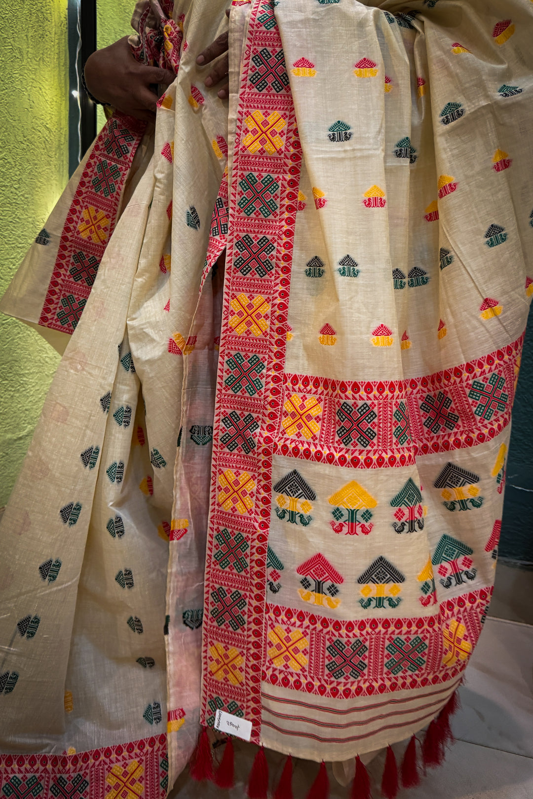 Assam Saree Multicolour Dola