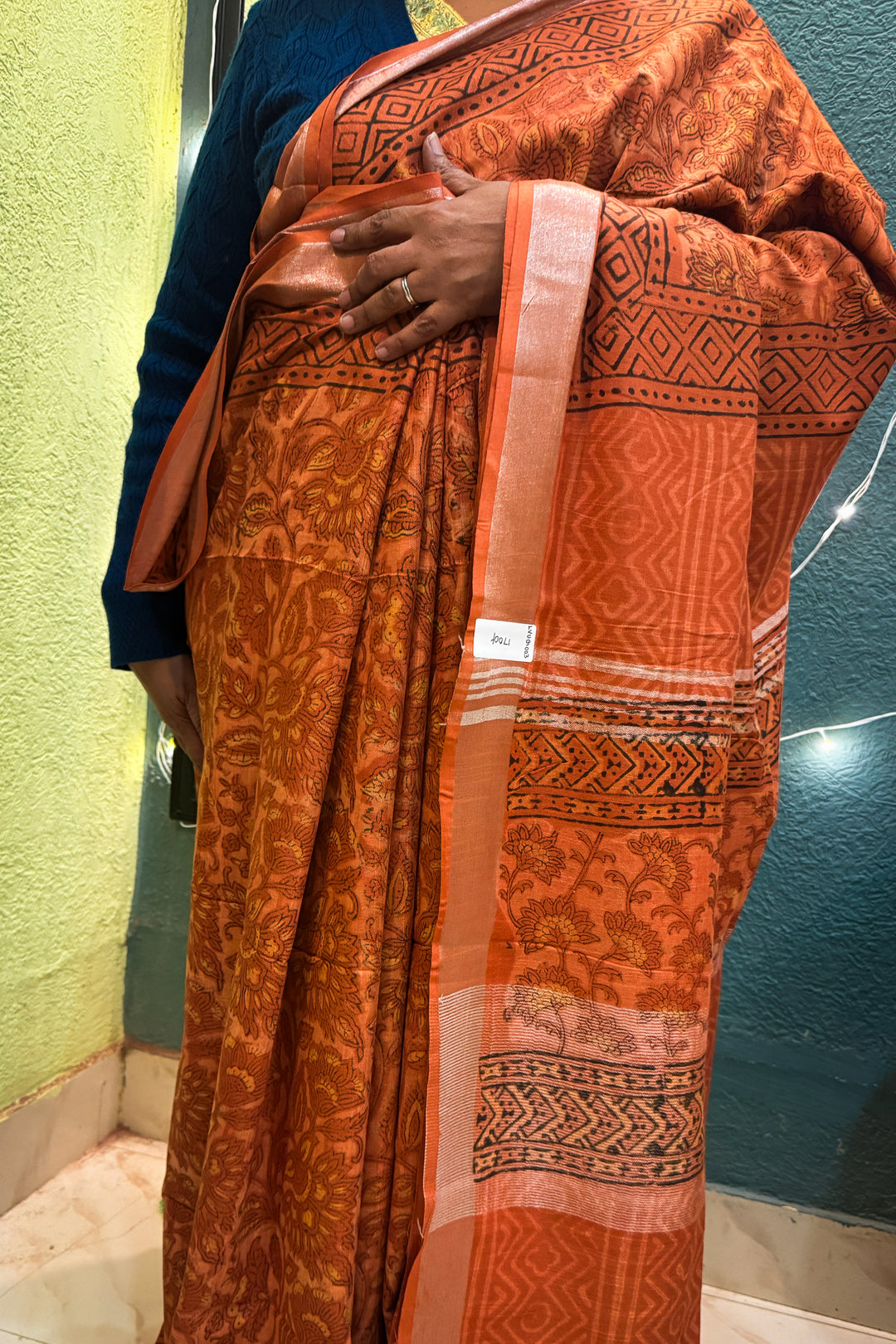Linen Vanaspati Orange