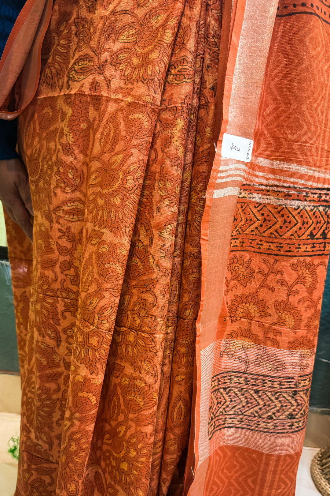 Linen Vanaspati Orange