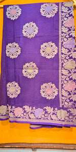 Load image into Gallery viewer, Khaddi Georgette Purple
