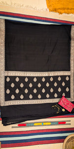 Load image into Gallery viewer, Khaddi Georgette Black
