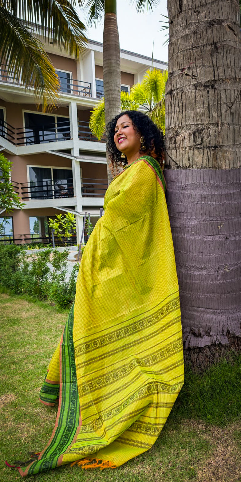 Chettinad Cotton - Green