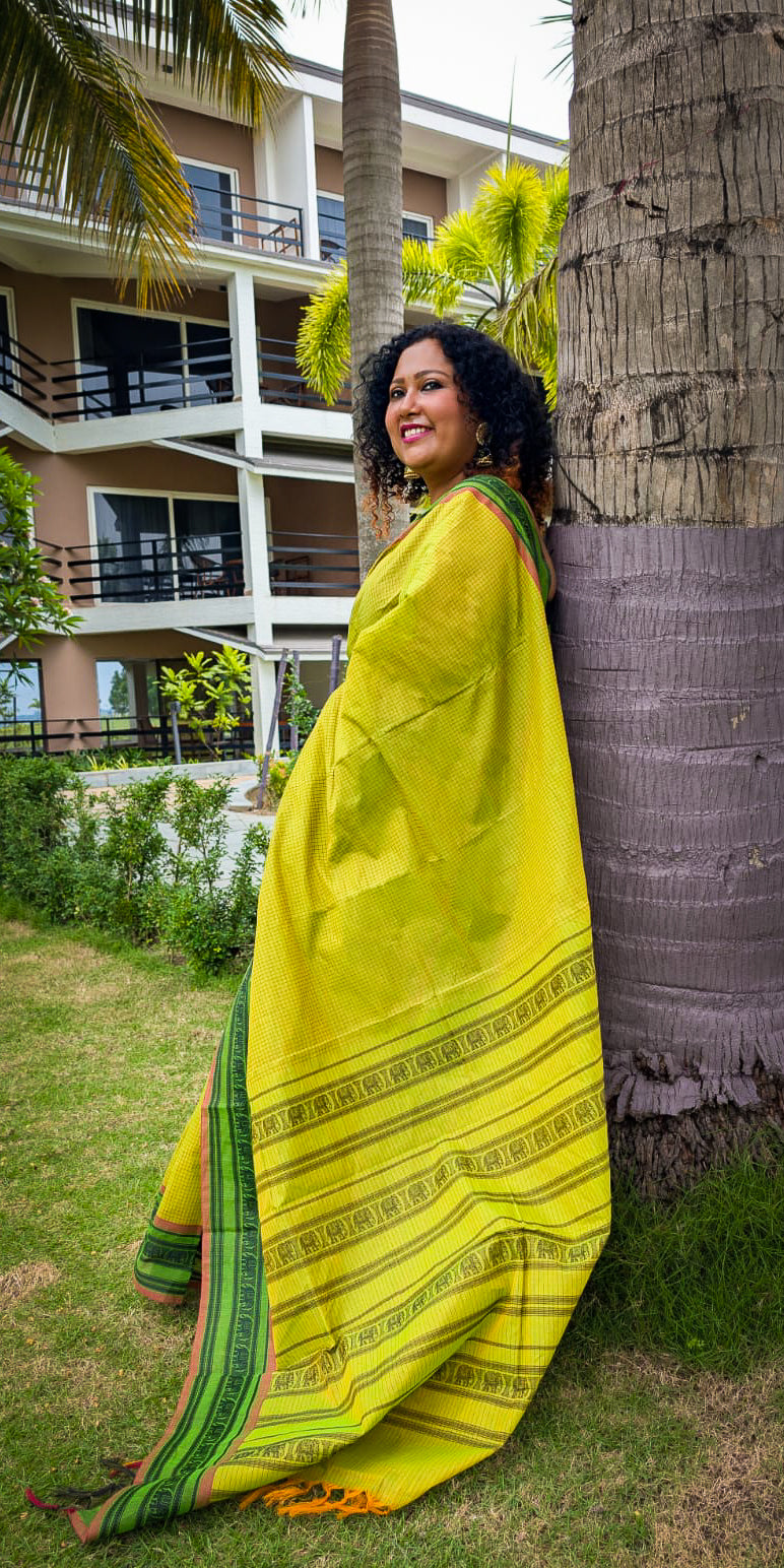 Chettinad Cotton - Green