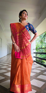 Load image into Gallery viewer, Chettinad Cotton - Orange
