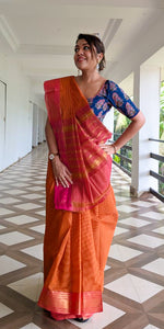 Load image into Gallery viewer, Chettinad Cotton - Orange
