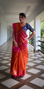 Load image into Gallery viewer, Chettinad Cotton - Orange
