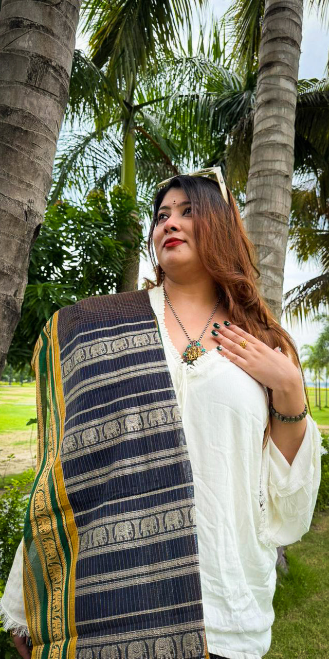 Chettinad Cotton - Black