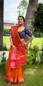 Load image into Gallery viewer, Chettinad Cotton - Orange
