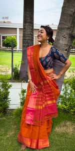 Load image into Gallery viewer, Chettinad Cotton - Orange

