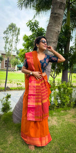Load image into Gallery viewer, Chettinad Cotton - Orange
