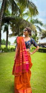Load image into Gallery viewer, Chettinad Cotton - Orange
