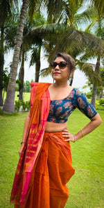 Load image into Gallery viewer, Chettinad Cotton - Orange
