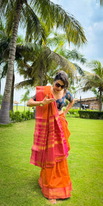 Load image into Gallery viewer, Chettinad Cotton - Orange
