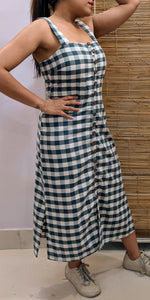 Load image into Gallery viewer, Green Check Dress
