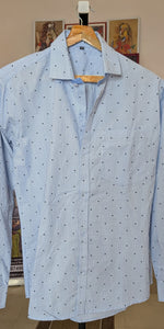 Load image into Gallery viewer, Men's Shirt -Blue Hearts
