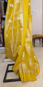 Load image into Gallery viewer, Yellow Benarasi Tissue

