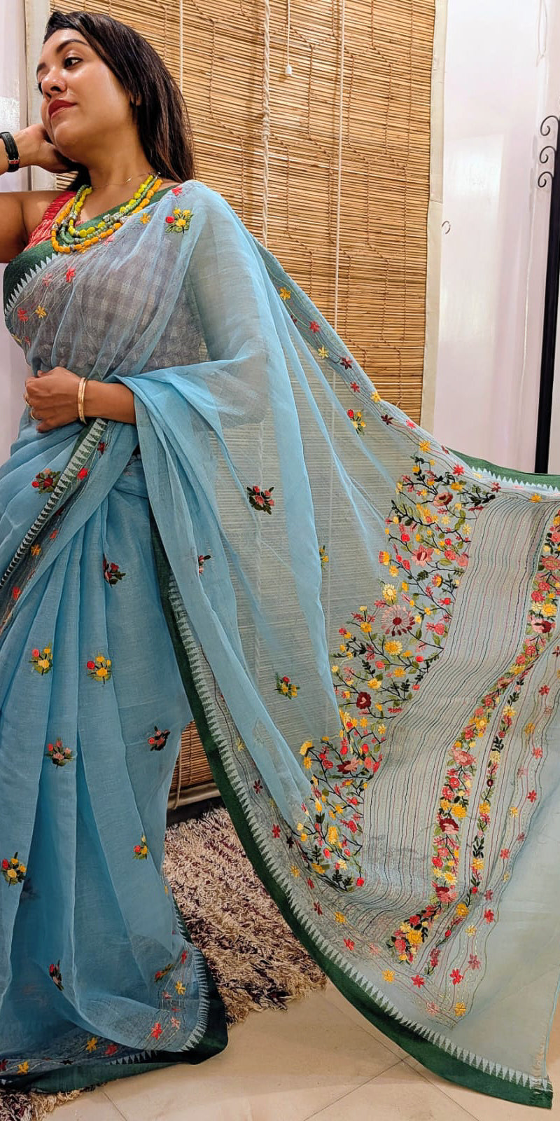 Sea Green Cotton Lambani