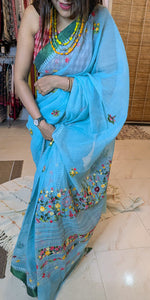Load image into Gallery viewer, Sea Green Cotton Lambani
