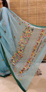 Load image into Gallery viewer, Sea Green Cotton Lambani
