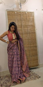 Load image into Gallery viewer, Mul Cotton Mirror Work Pink
