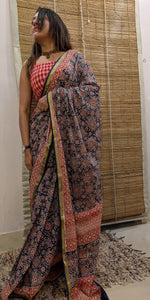 Load image into Gallery viewer, Mul Cotton Mirror Work Blue

