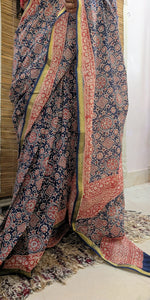 Load image into Gallery viewer, Mul Cotton Mirror Work Blue
