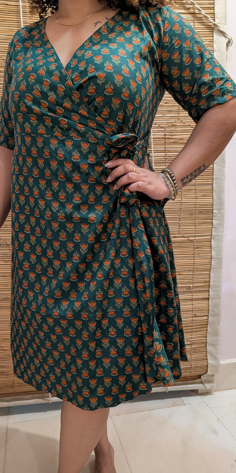 Wrap Dress Green