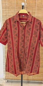 Load image into Gallery viewer, Men's Half Shirt Red Stripes
