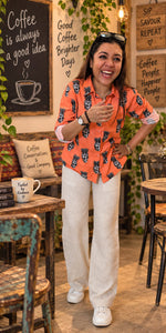 Load image into Gallery viewer, Quirky Skull Women's Shirt

