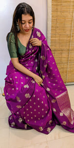 Load image into Gallery viewer, Banarasi Purple
