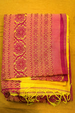Load image into Gallery viewer, Khadi Cotton - Yellow and Red
